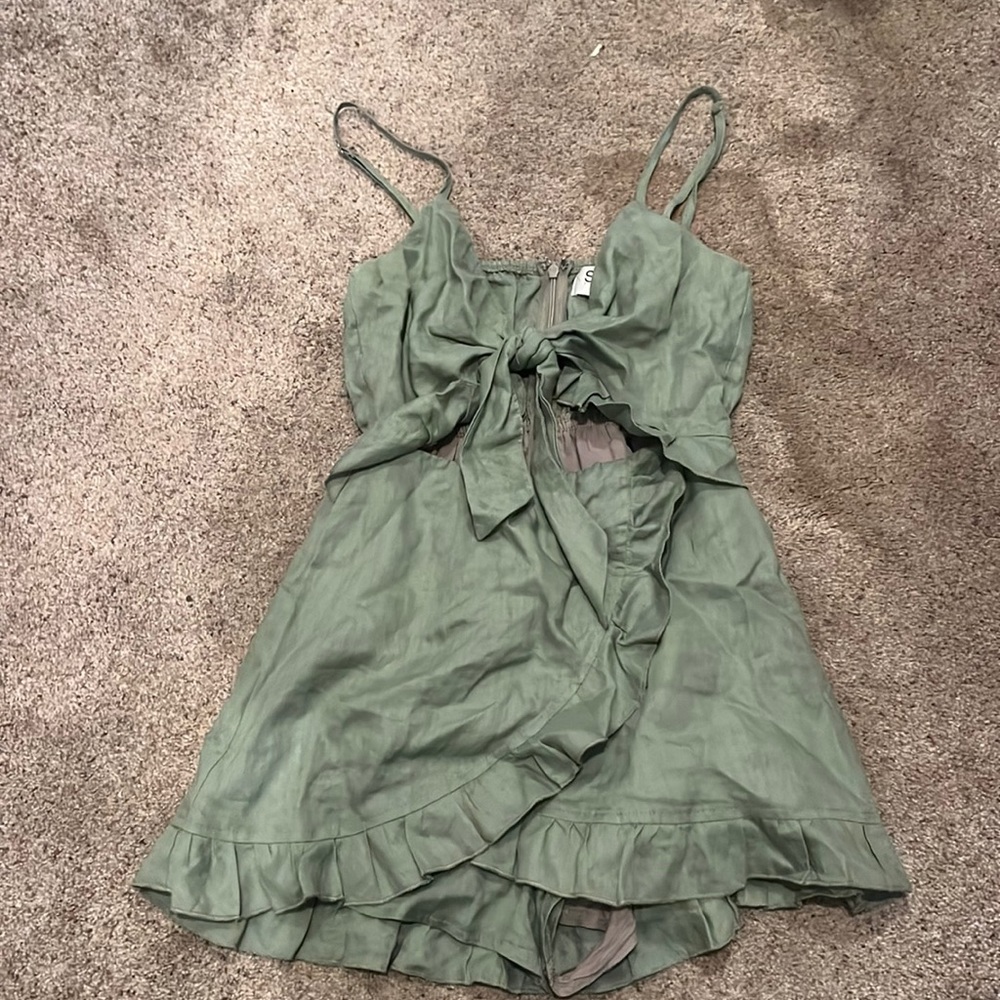 Mint Green Mini Dress